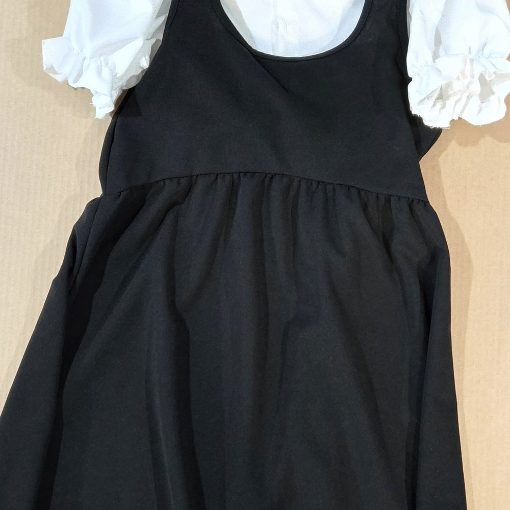 SHEIN Black and White Kids Dress
